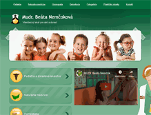 Tablet Screenshot of pediatricka.sk